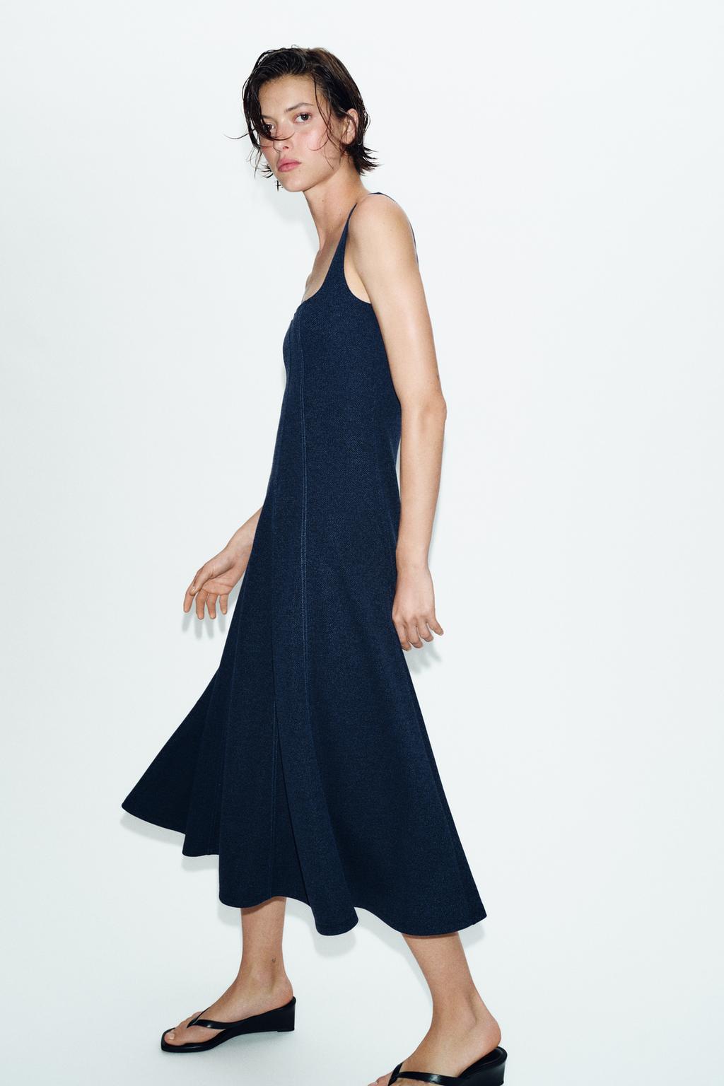 ПЛАТЬЕ МИДИ НА БРЕТЕЛЯХ