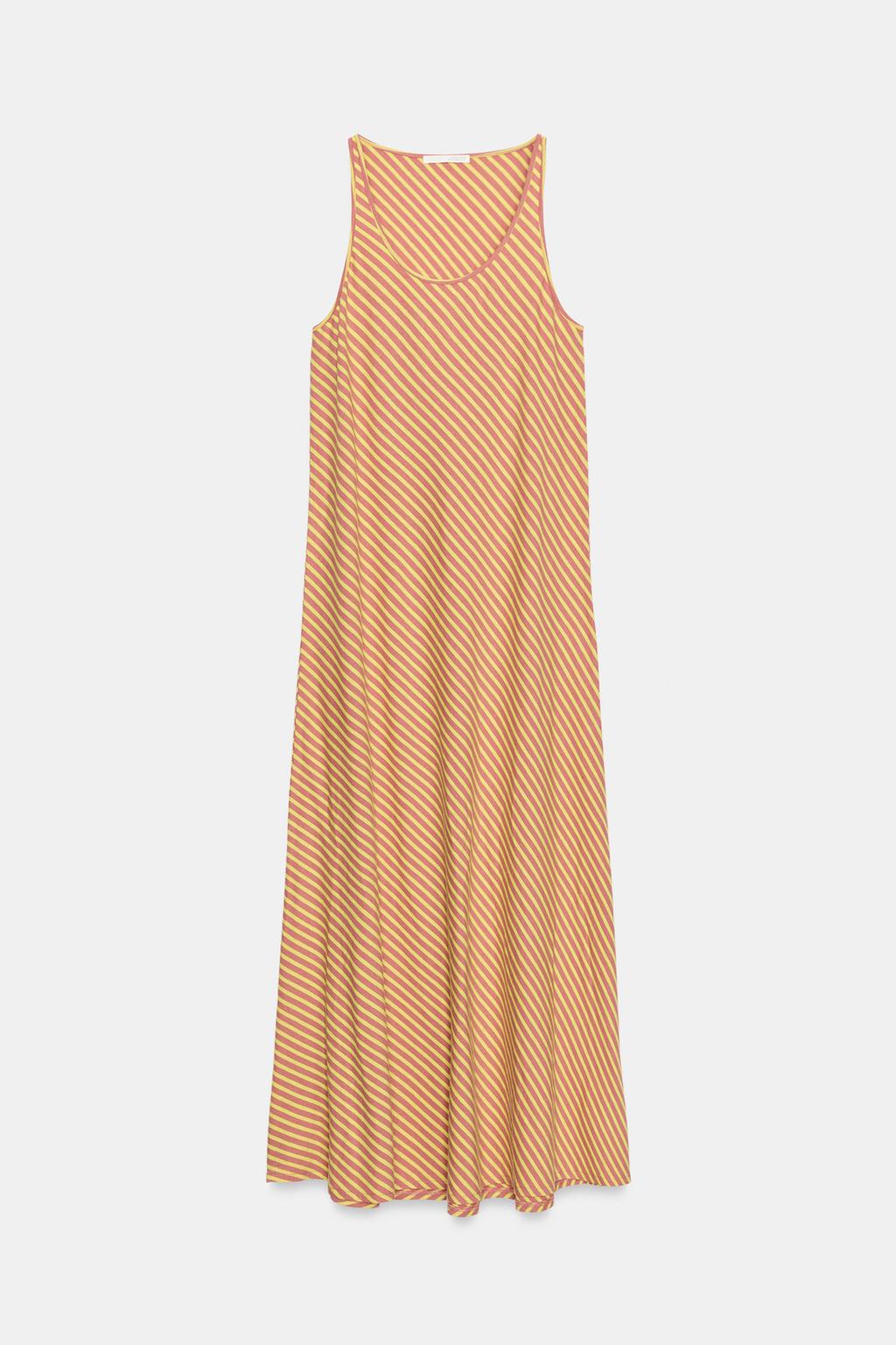 ДЛИННОЕ ПЛАТЬЕ В ПОЛОСКУ