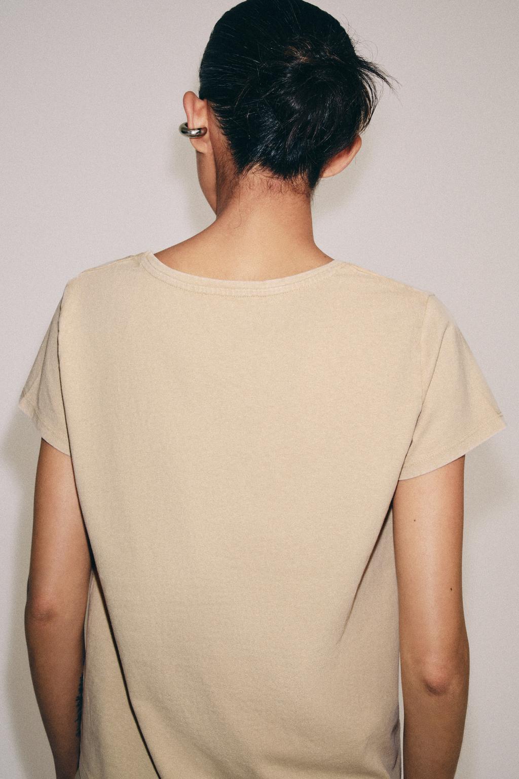 ХЛОПКОВАЯ ФУТБОЛКА С КОРОТКИМИ РУКАВАМИ