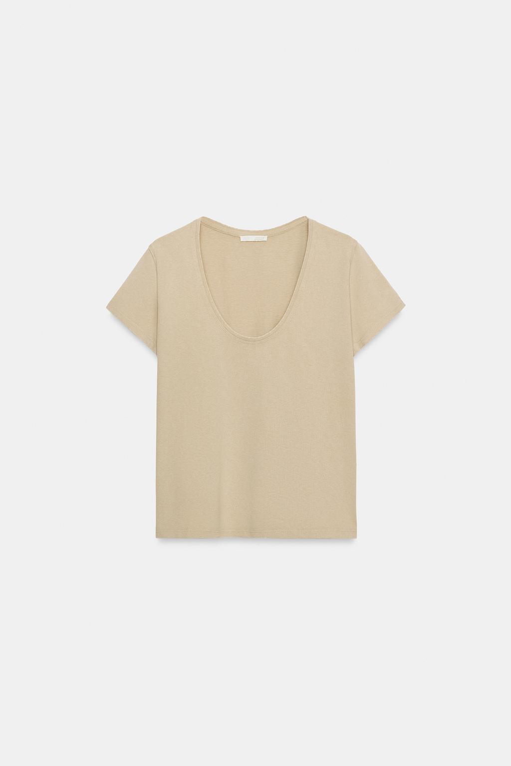 ХЛОПКОВАЯ ФУТБОЛКА С КОРОТКИМИ РУКАВАМИ