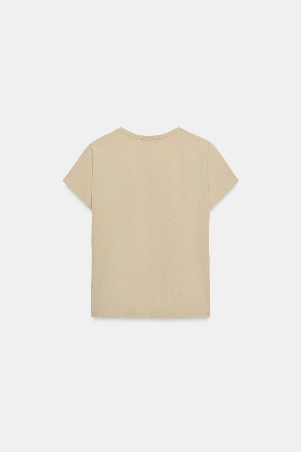 ХЛОПКОВАЯ ФУТБОЛКА С КОРОТКИМИ РУКАВАМИ