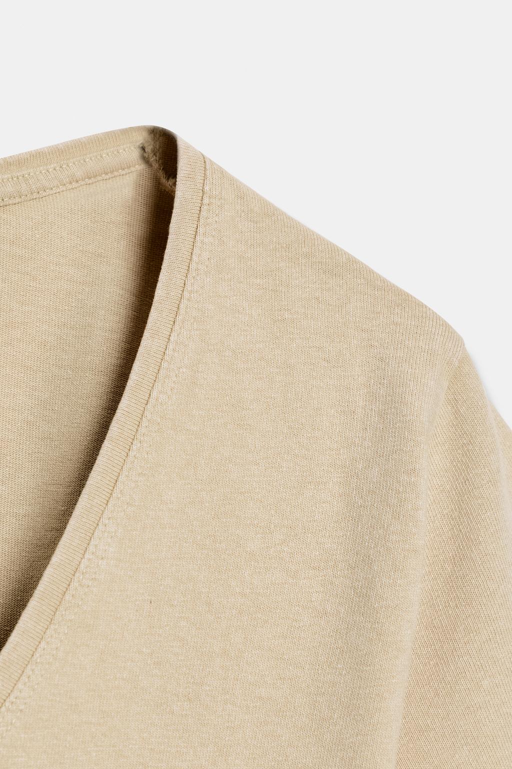 ХЛОПКОВАЯ ФУТБОЛКА С КОРОТКИМИ РУКАВАМИ