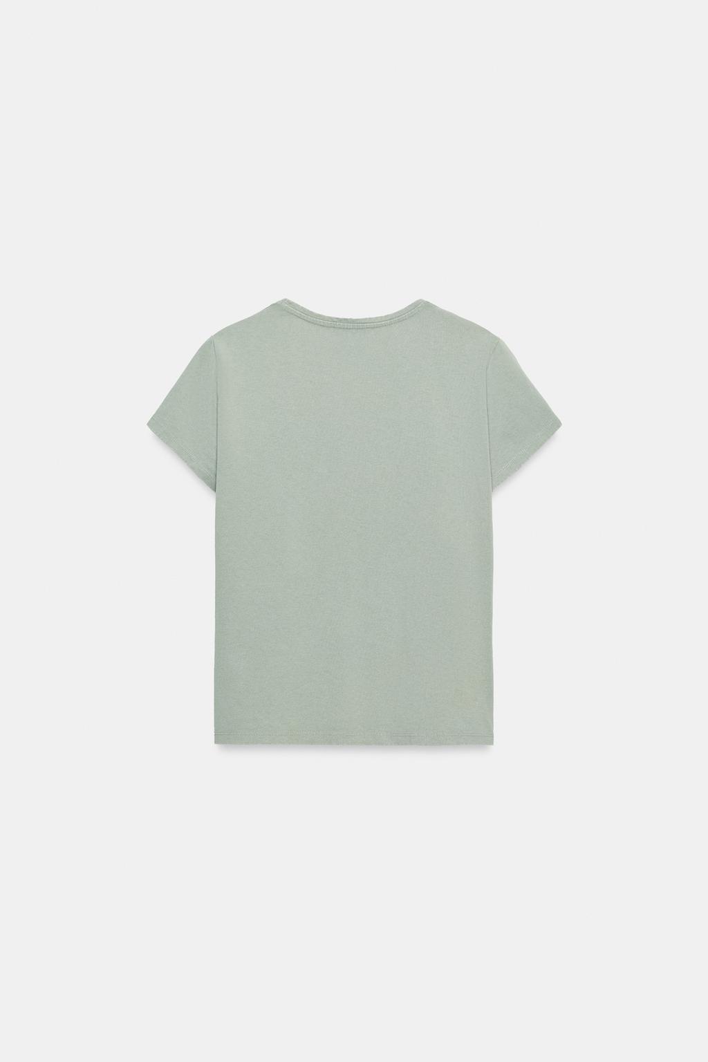 ХЛОПКОВАЯ ФУТБОЛКА С КОРОТКИМИ РУКАВАМИ