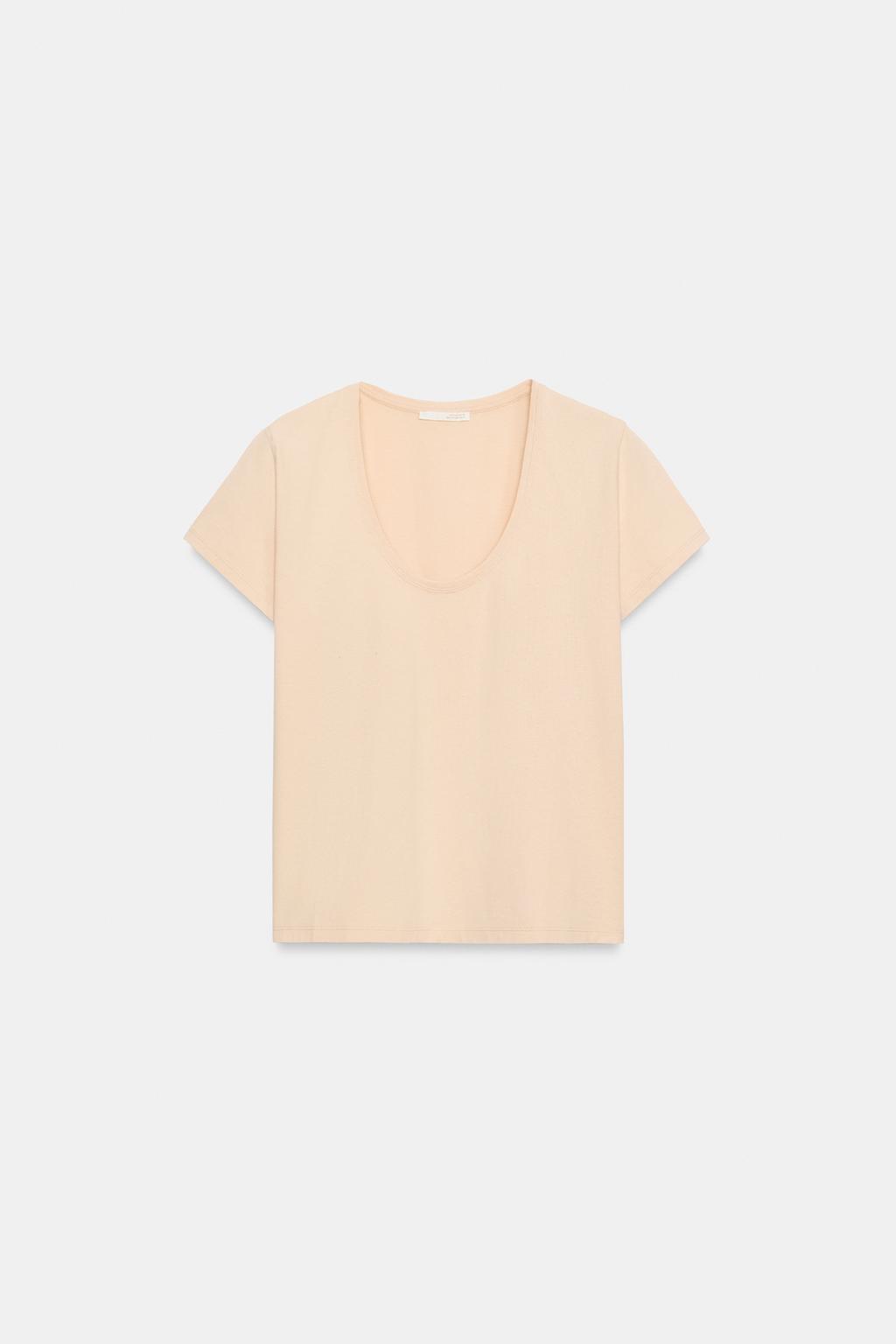 ХЛОПКОВАЯ ФУТБОЛКА С КОРОТКИМИ РУКАВАМИ