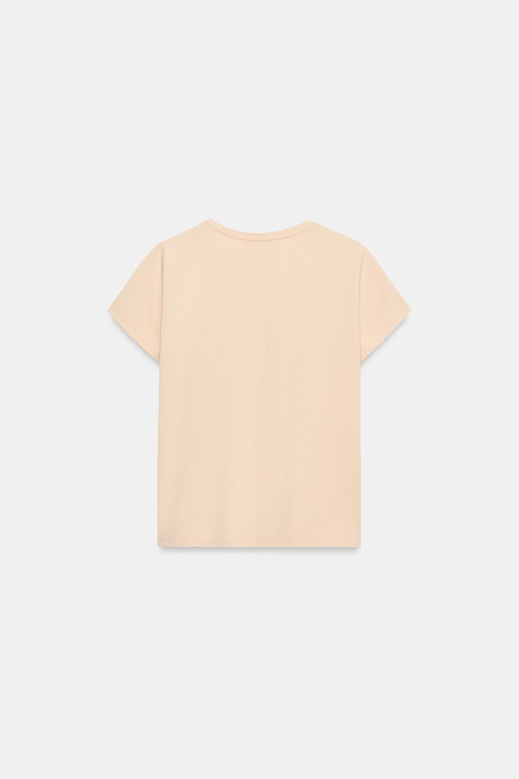 ХЛОПКОВАЯ ФУТБОЛКА С КОРОТКИМИ РУКАВАМИ