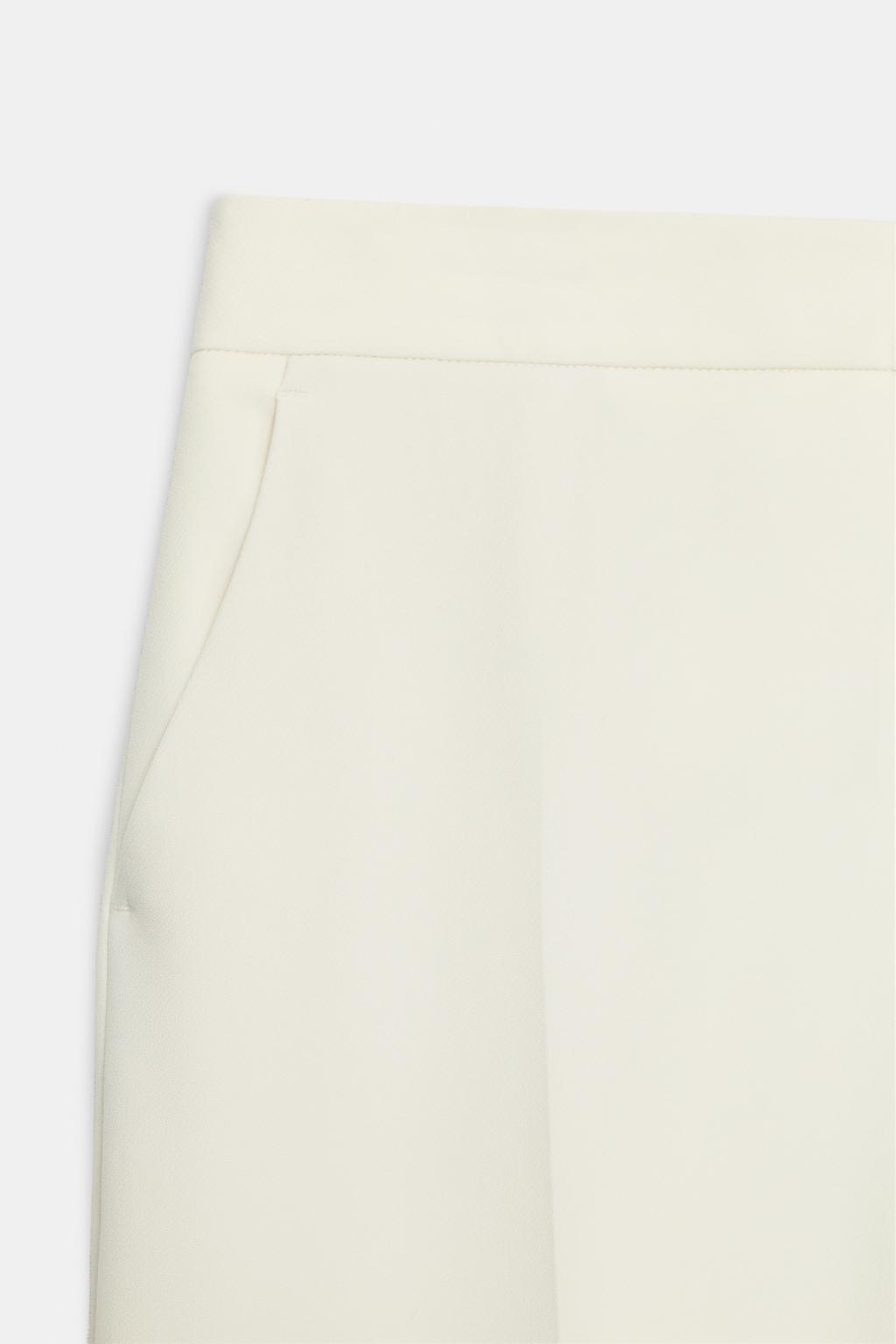 БРЮКИ ПРЯМОГО КРОЯ С ВЫСОКОЙ ПОСАДКОЙ