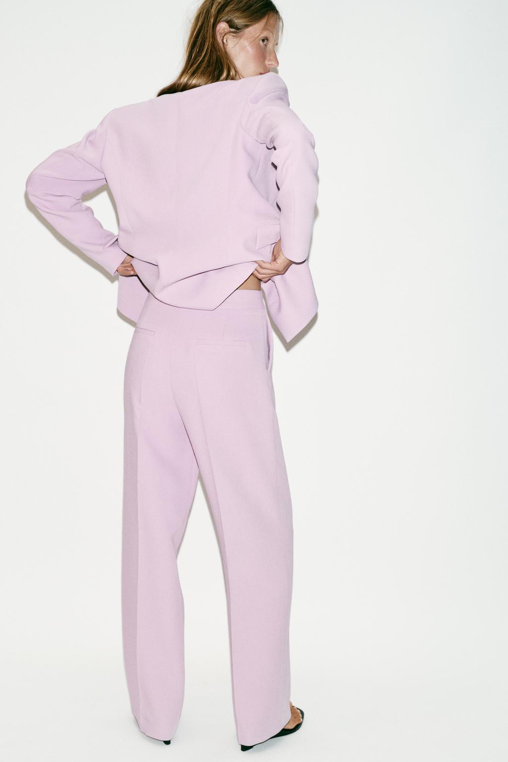 БРЮКИ ПРЯМОГО КРОЯ С ВЫСОКОЙ ПОСАДКОЙ