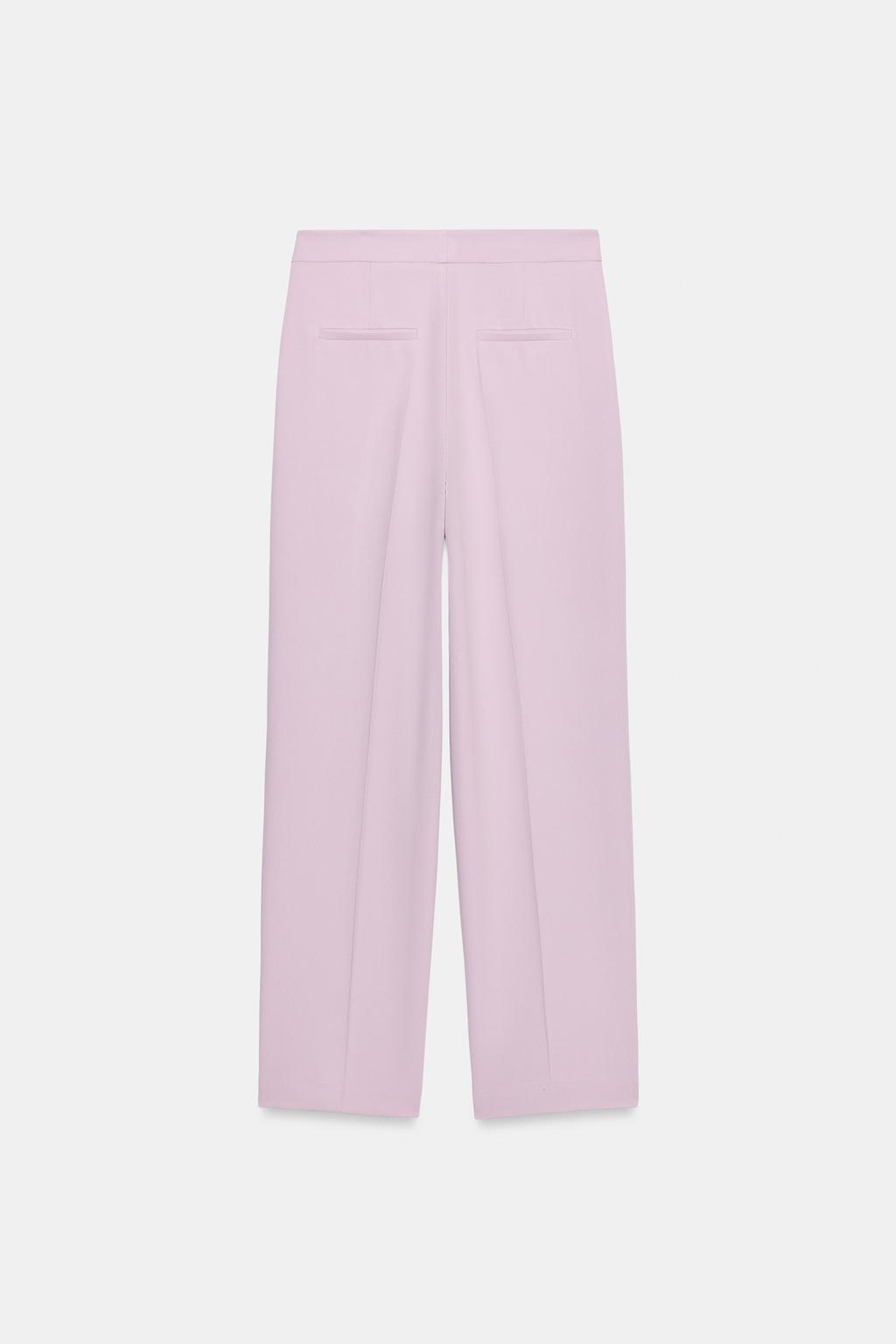 БРЮКИ ПРЯМОГО КРОЯ С ВЫСОКОЙ ПОСАДКОЙ