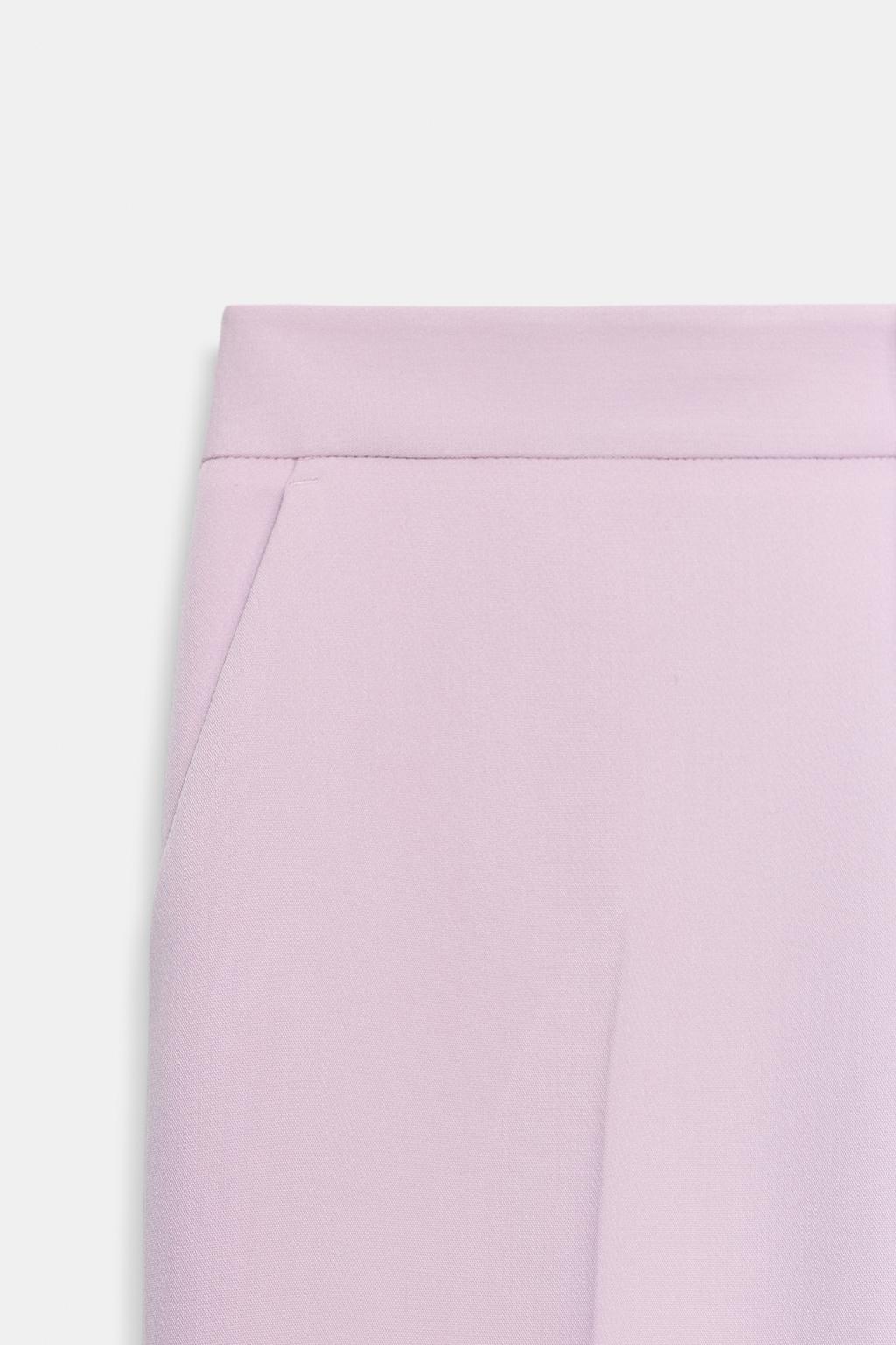 БРЮКИ ПРЯМОГО КРОЯ С ВЫСОКОЙ ПОСАДКОЙ