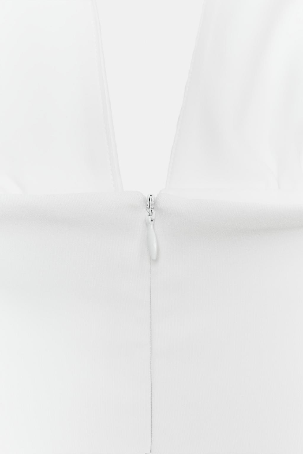 ПЛАТЬЕ ХАЛТЕР С ЮБКОЙ-КЛЕШ