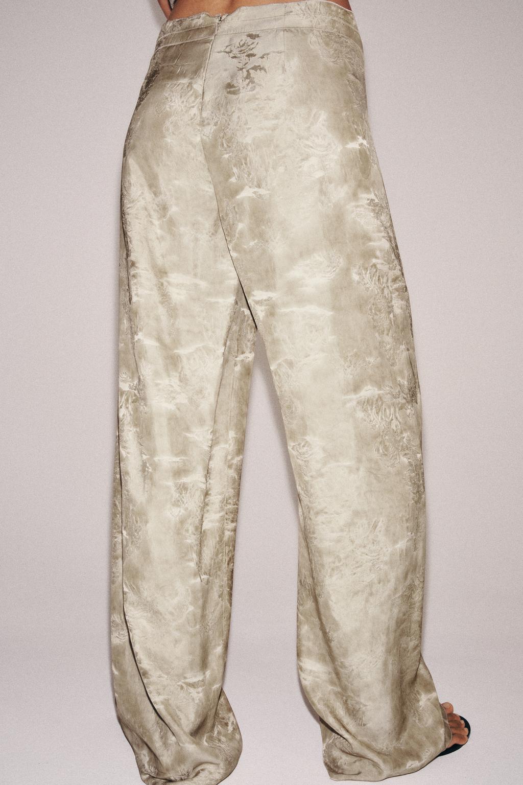 ЖАККАРДОВЫЕ БРЮКИ WIDE-LEG — ZW COLLECTION