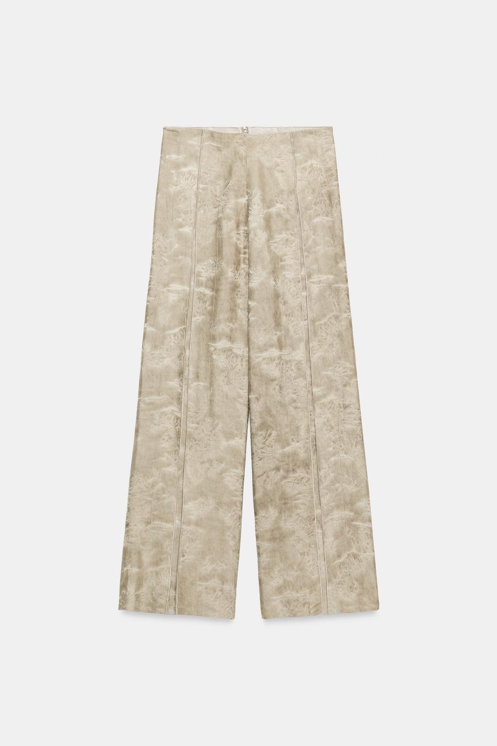 ЖАККАРДОВЫЕ БРЮКИ WIDE-LEG — ZW COLLECTION