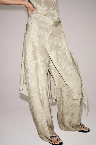 Жаккардовые брюки Wide-Leg — Zw Collection- Заказать в России