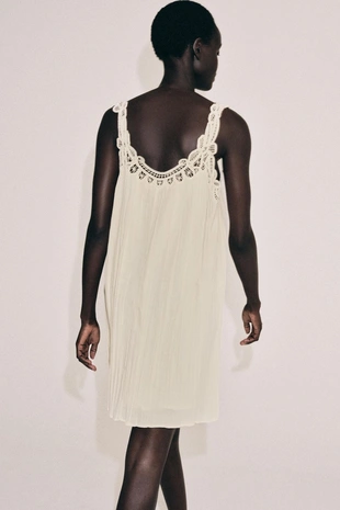 Платье с вышивкой на бретелях — Zw Collection- Заказать в России