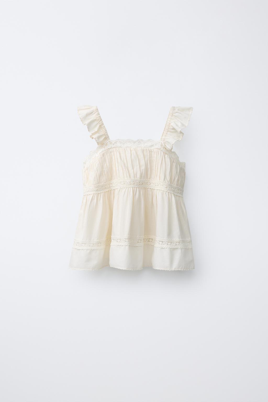 БЛУЗА С КРУЖЕВОМ