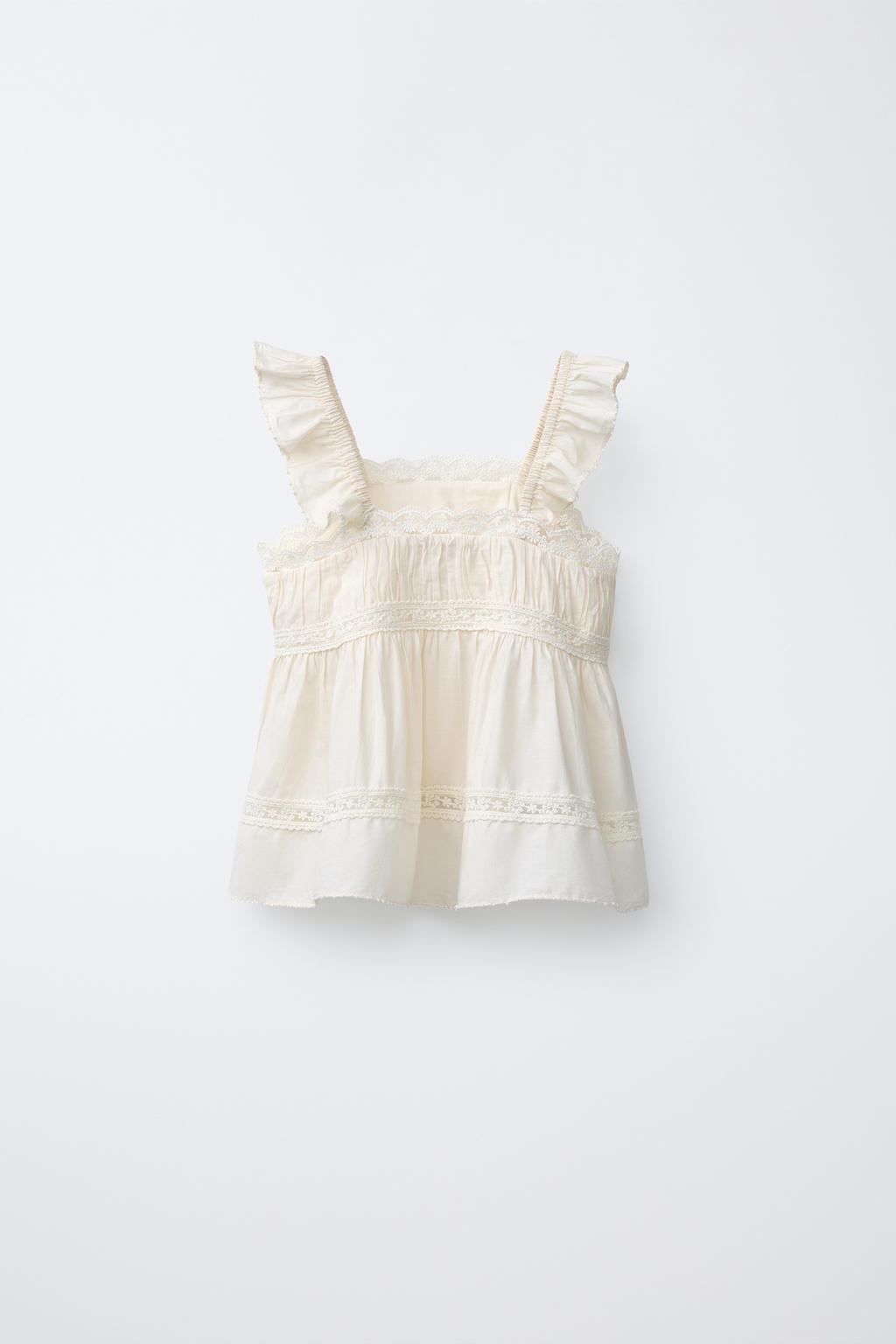 БЛУЗА С КРУЖЕВОМ