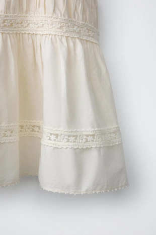 Блуза с кружевом- Заказать в России