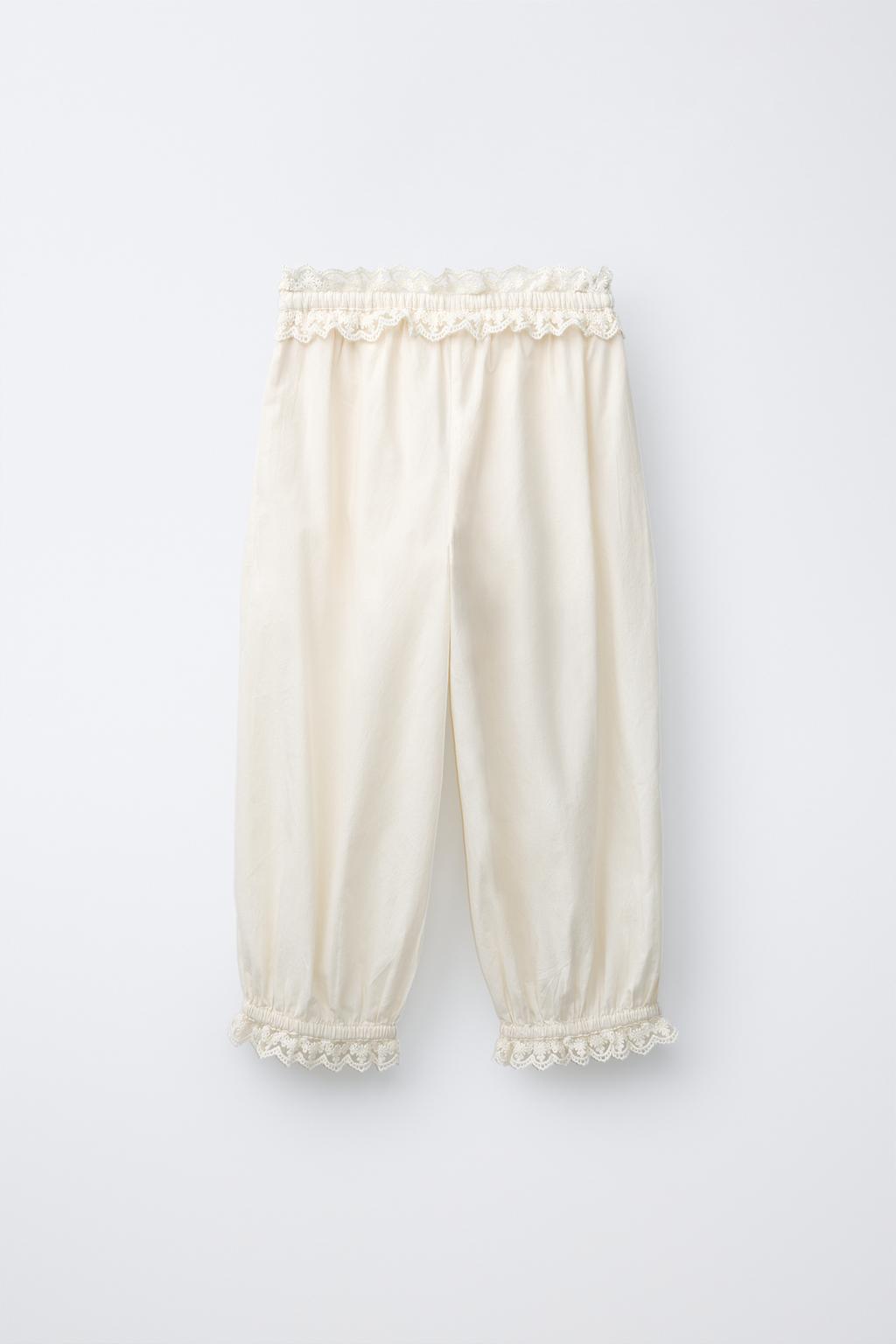 БРЮКИ С КРУЖЕВОМ