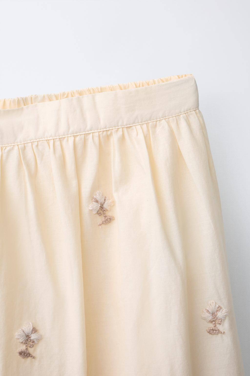 ЮБКА МИДИ С ВЫШИВКОЙ