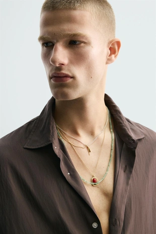 Рубашка Relaxed Fit из струящейся ткани- Заказать в России