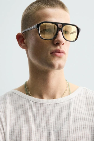 Футболка Relaxed Fit в рубчик- Заказать в России