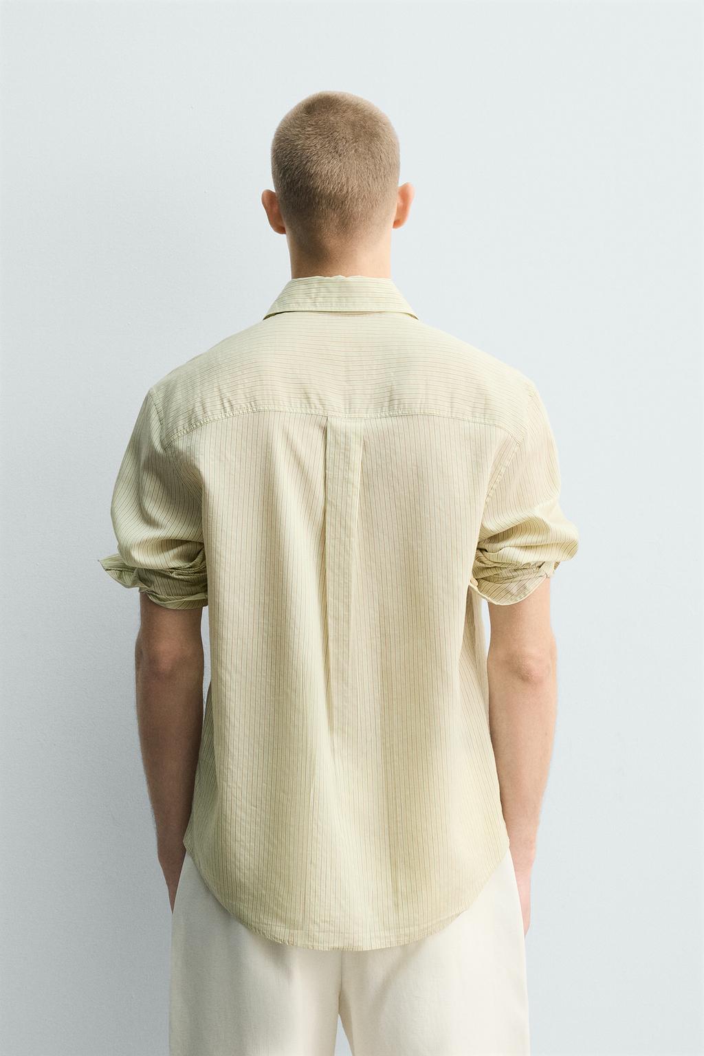 РУБАШКА СТРУЯЩЕГОСЯ ПОКРОЯ В ПОЛОСКУ