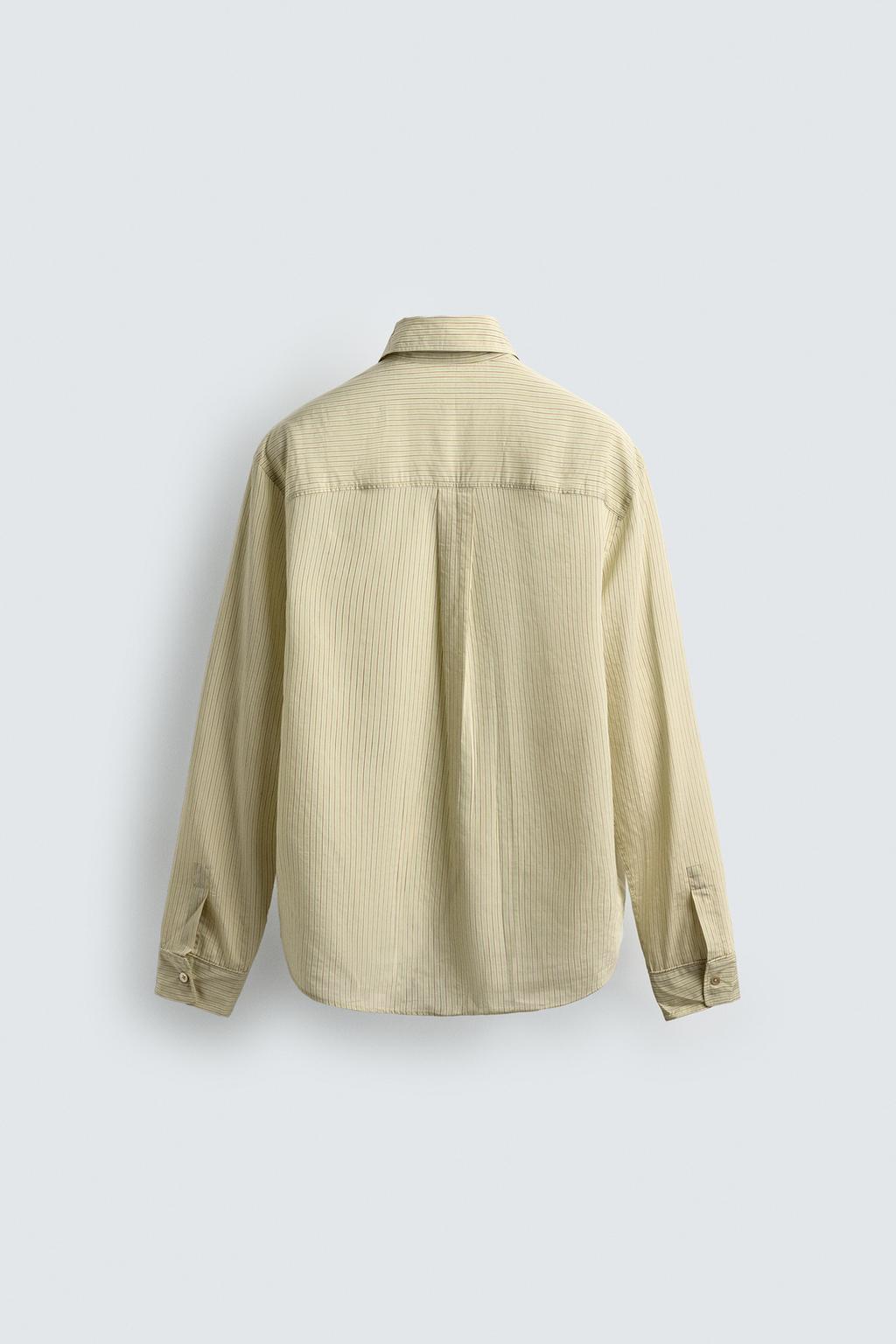 РУБАШКА СТРУЯЩЕГОСЯ ПОКРОЯ В ПОЛОСКУ