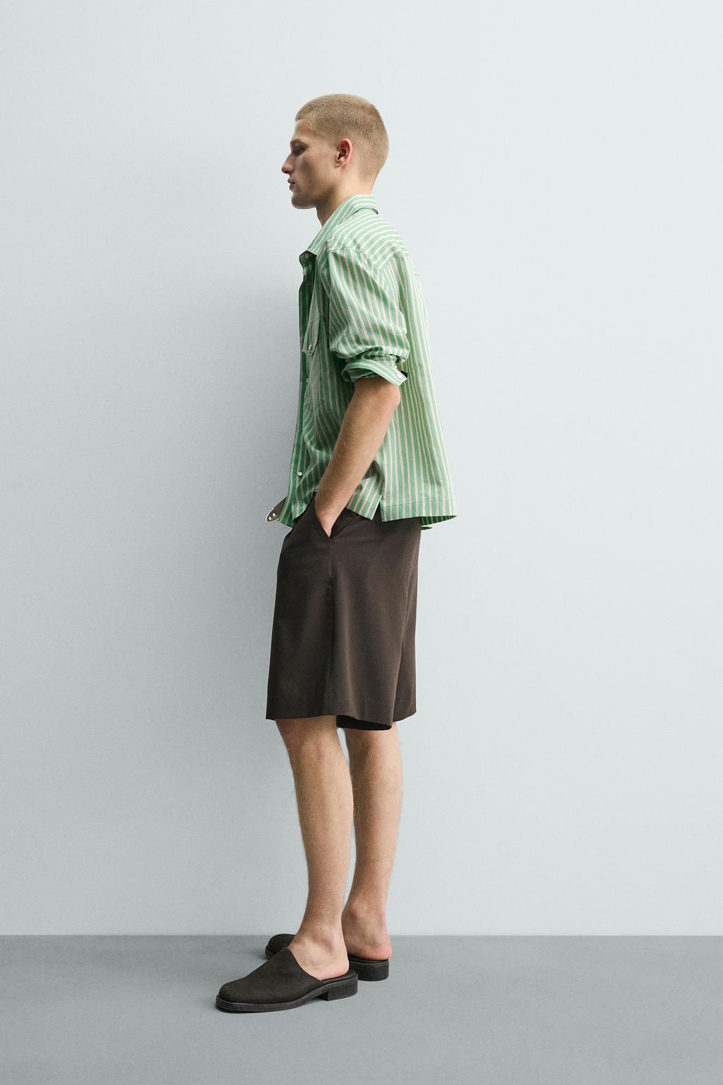 РУБАШКА СВОБОДНОГО КРОЯ В ПОЛОСКУ