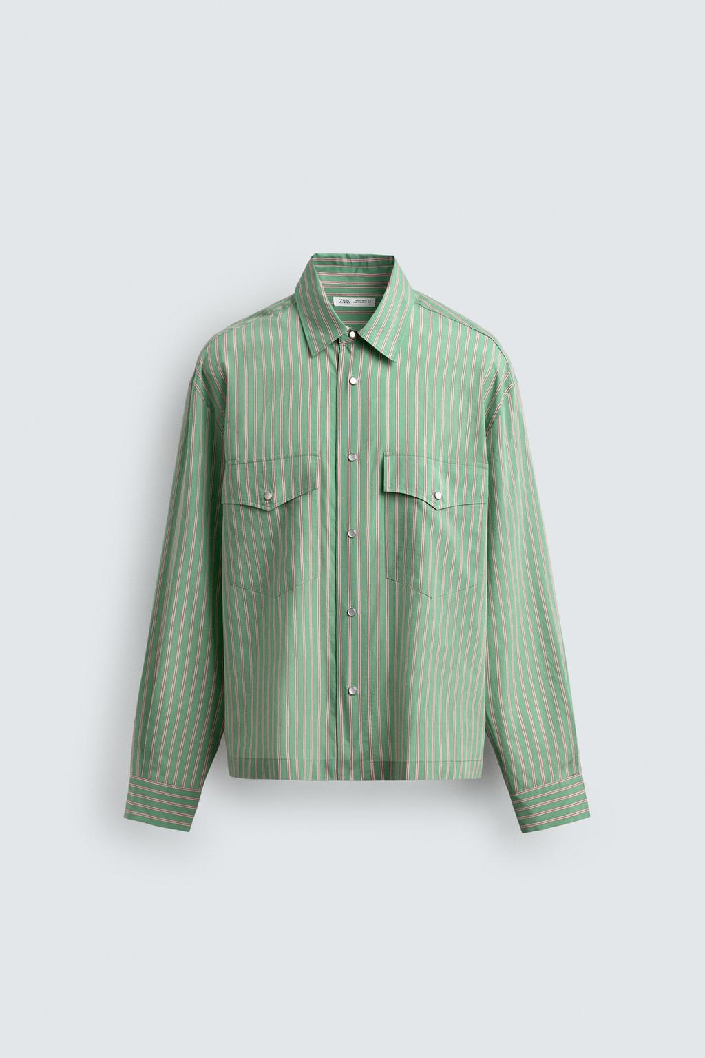 РУБАШКА СВОБОДНОГО КРОЯ В ПОЛОСКУ