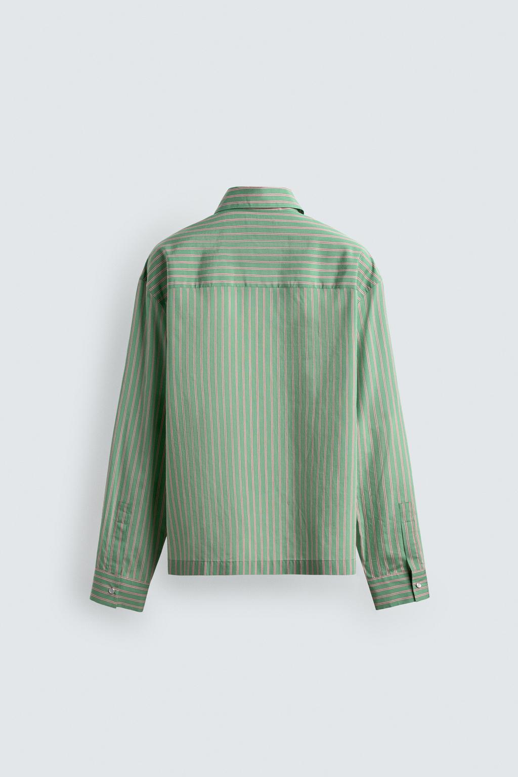 РУБАШКА СВОБОДНОГО КРОЯ В ПОЛОСКУ