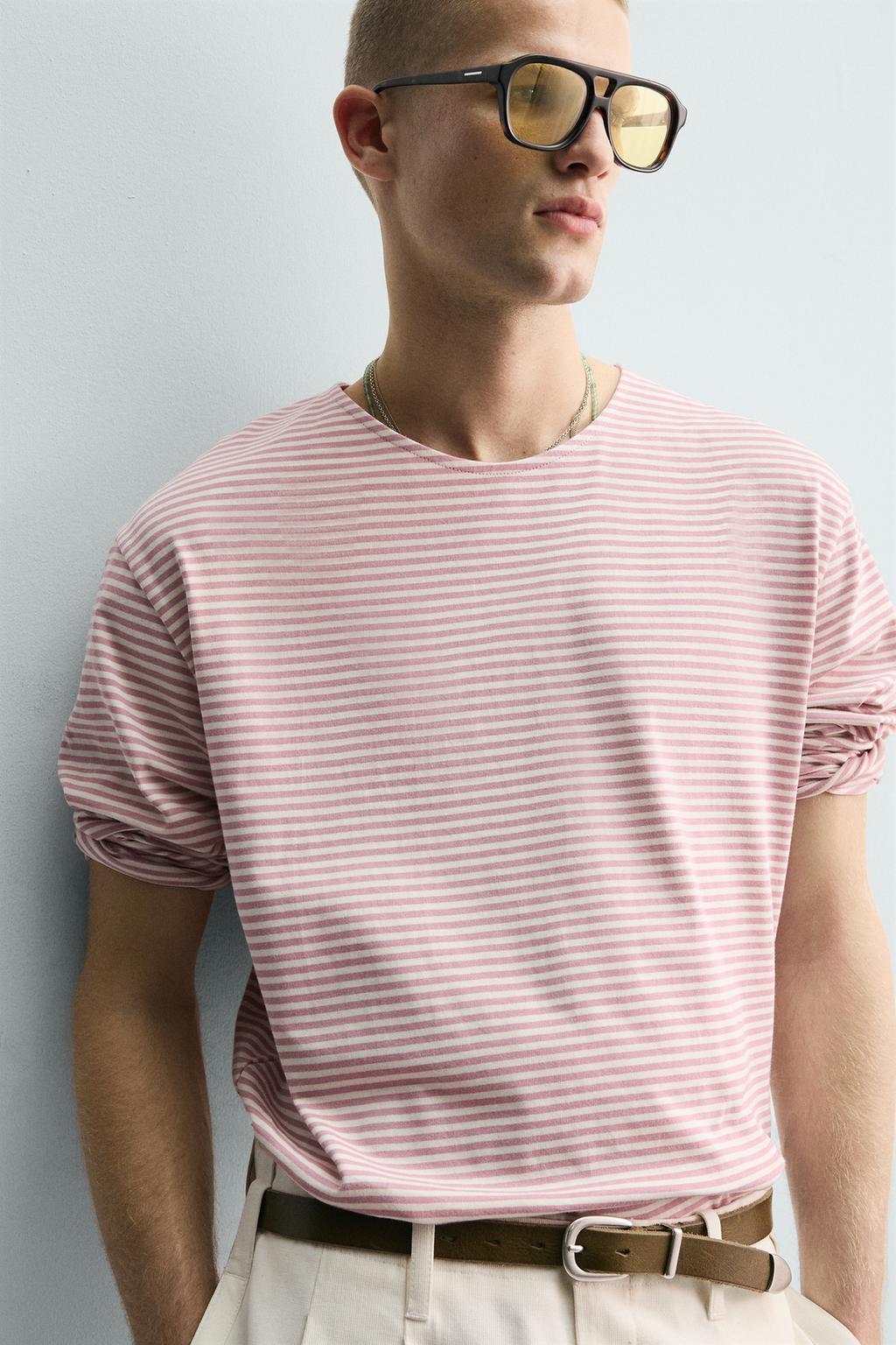 ЖАККАРДОВАЯ ФУТБОЛКА В ПОЛОСКУ