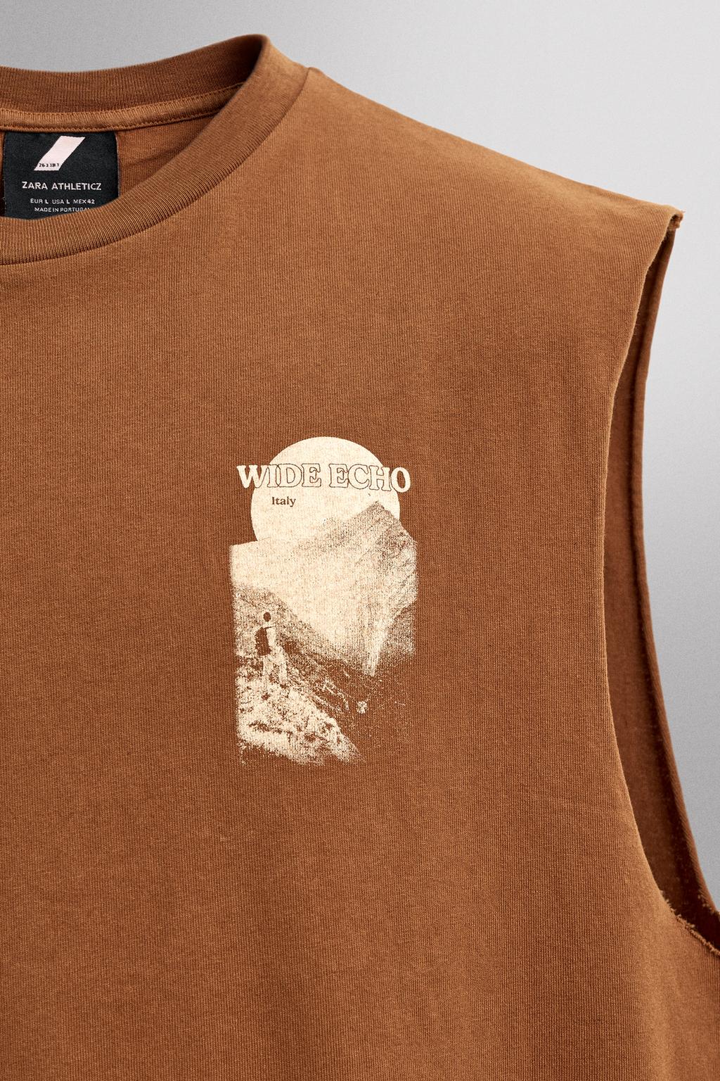 МАЙКА С КОНТРАСТНЫМ ПРИНТОМ