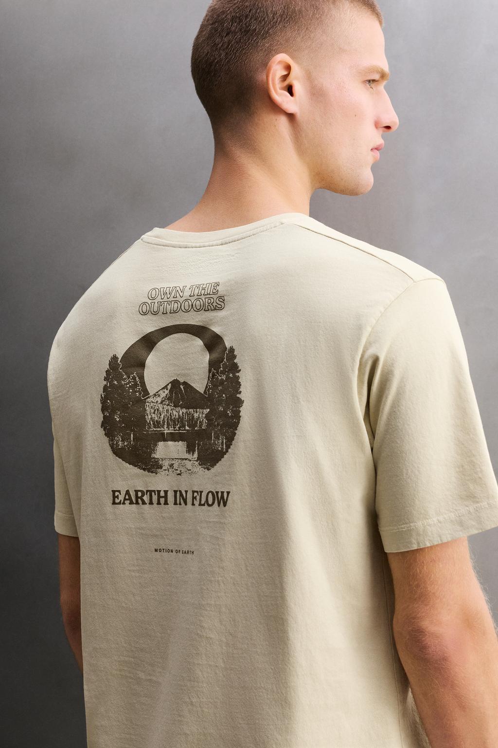 ФУТБОЛКА REGULAR FIT С ПРИНТОМ