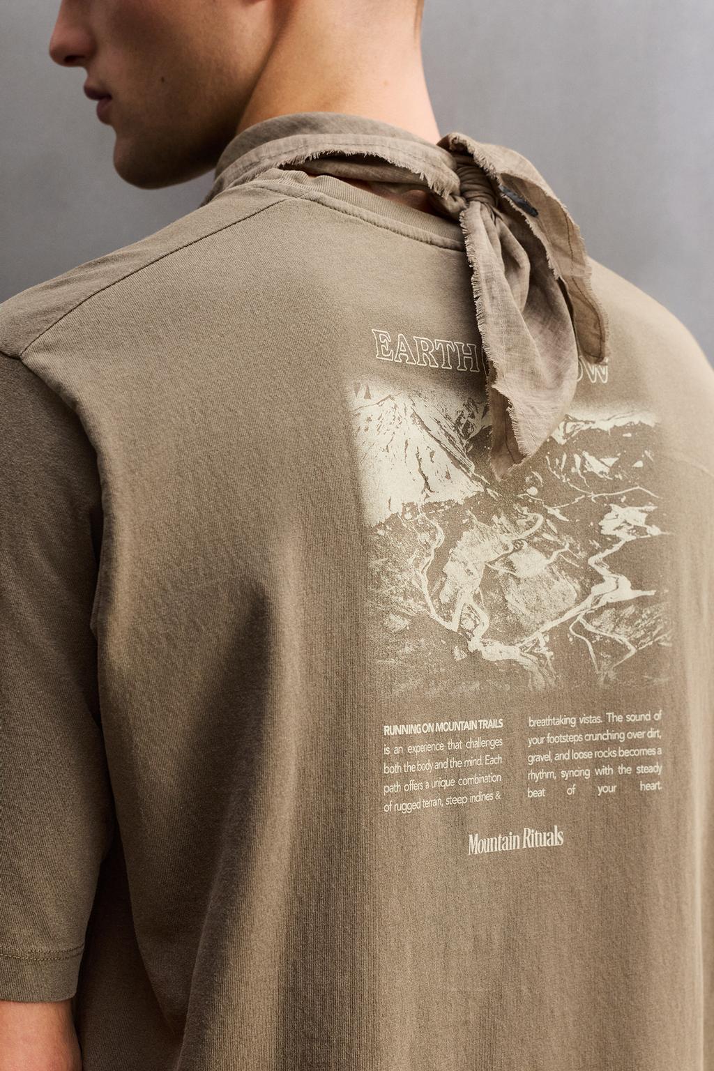 ФУТБОЛКА REGULAR FIT С ПРИНТОМ