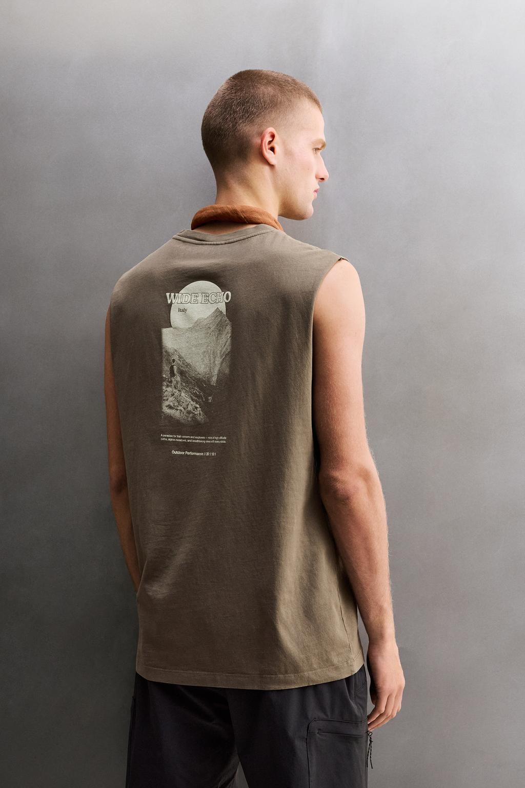 МАЙКА С КОНТРАСТНЫМ ПРИНТОМ