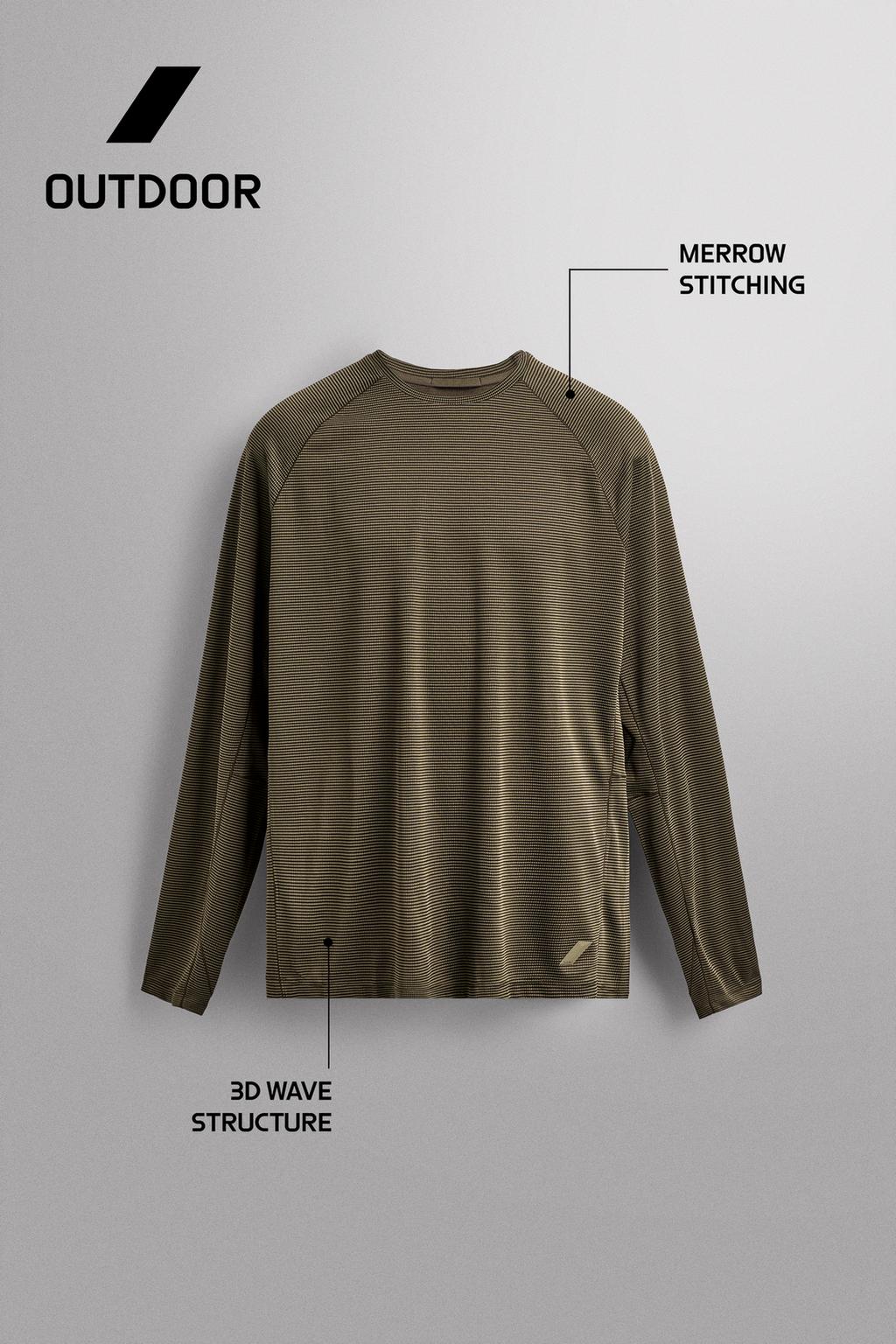 ТЕХНИЧЕСКАЯ ФУТБОЛКА ДЛЯ ГРАВЕЛА С ДЛИННЫМ РУКАВОМ