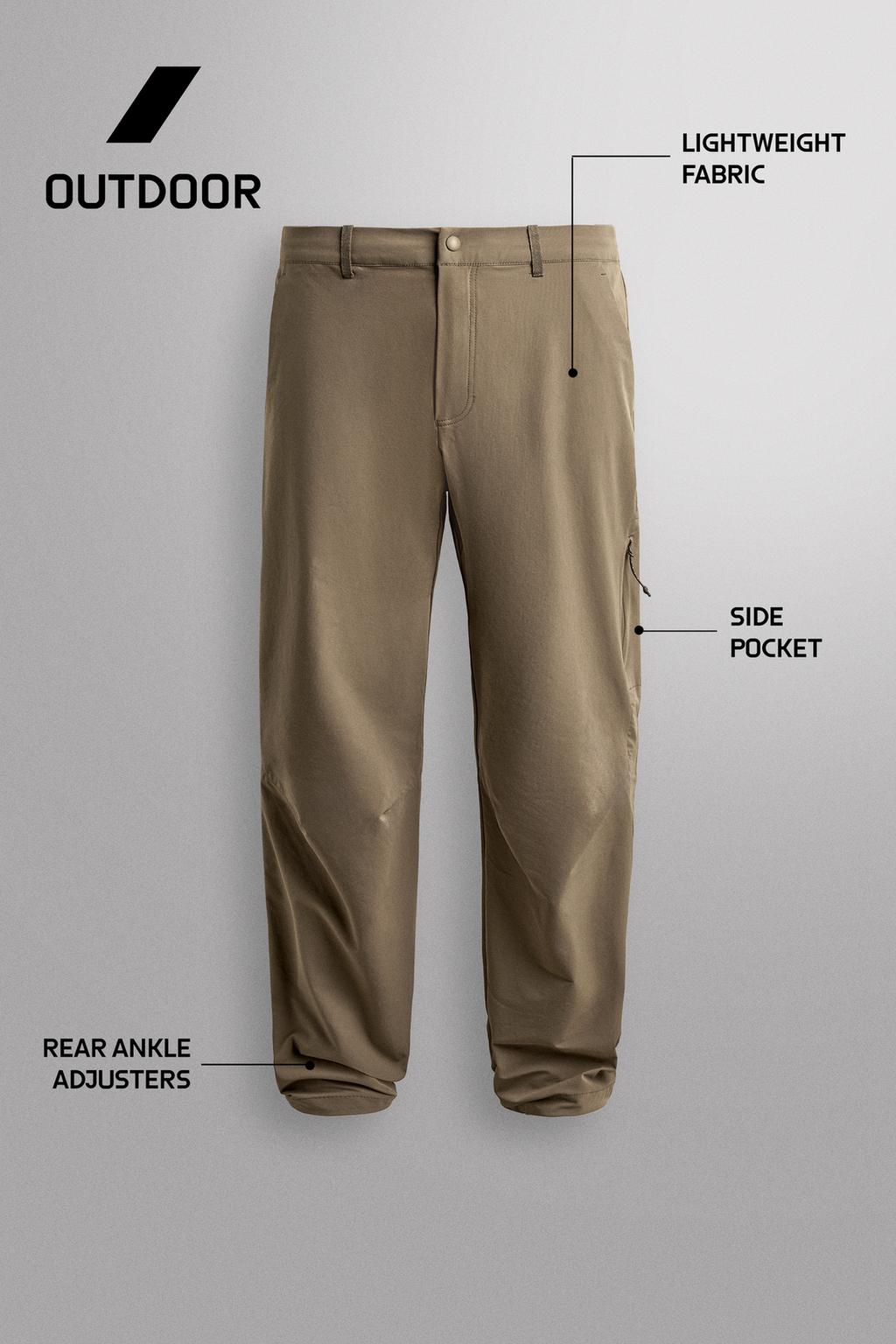 БРЮКИ GRAVEL ИЗ ВЫСОКОТЕХНОЛОГИЧНОЙ ТКАНИ