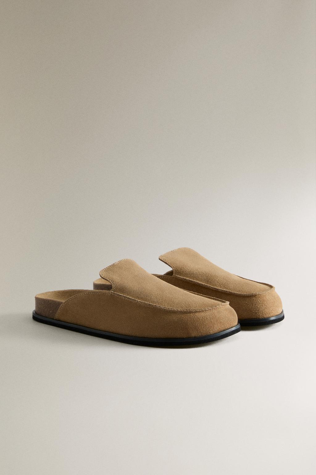 Туфли-сабо из кожи в стиле лоферов