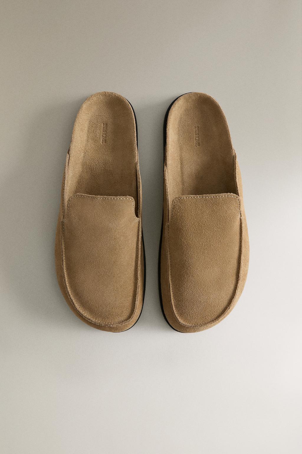 Туфли-сабо из кожи в стиле лоферов