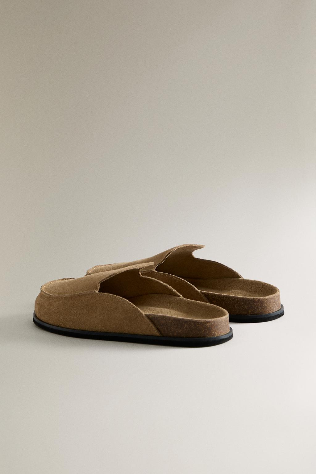 Туфли-сабо из кожи в стиле лоферов