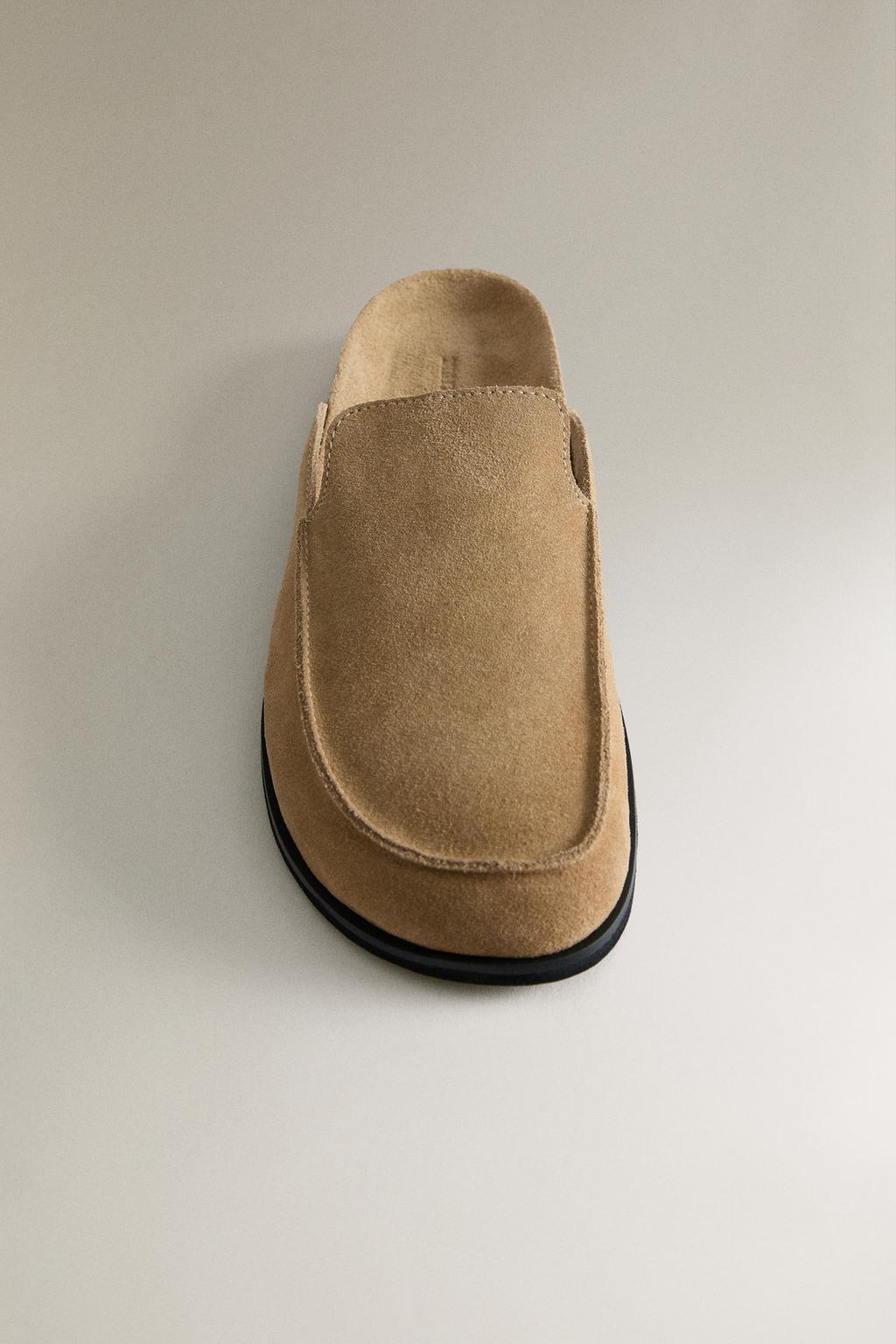 Туфли-сабо из кожи в стиле лоферов