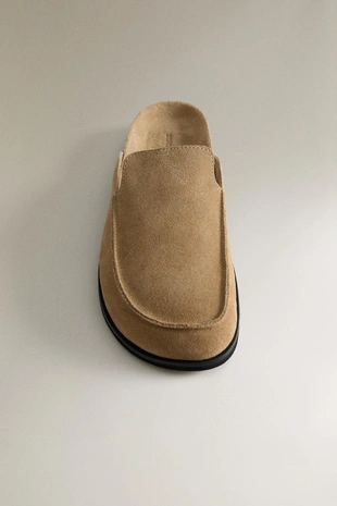 Туфли-сабо из кожи в стиле лоферов- Заказать в России