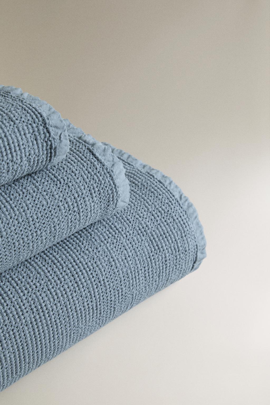 Мини вафельное полотенце для ванны