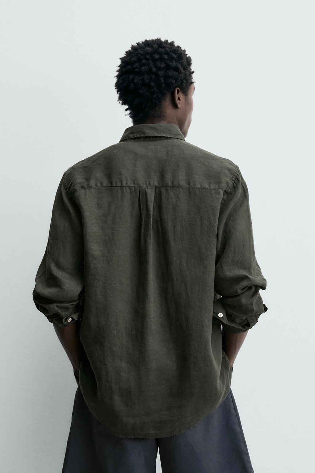 РУБАШКА REGULAR FIT ИЗ 100% ЛЬНА