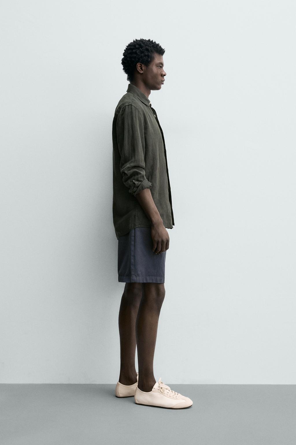 РУБАШКА REGULAR FIT ИЗ 100% ЛЬНА