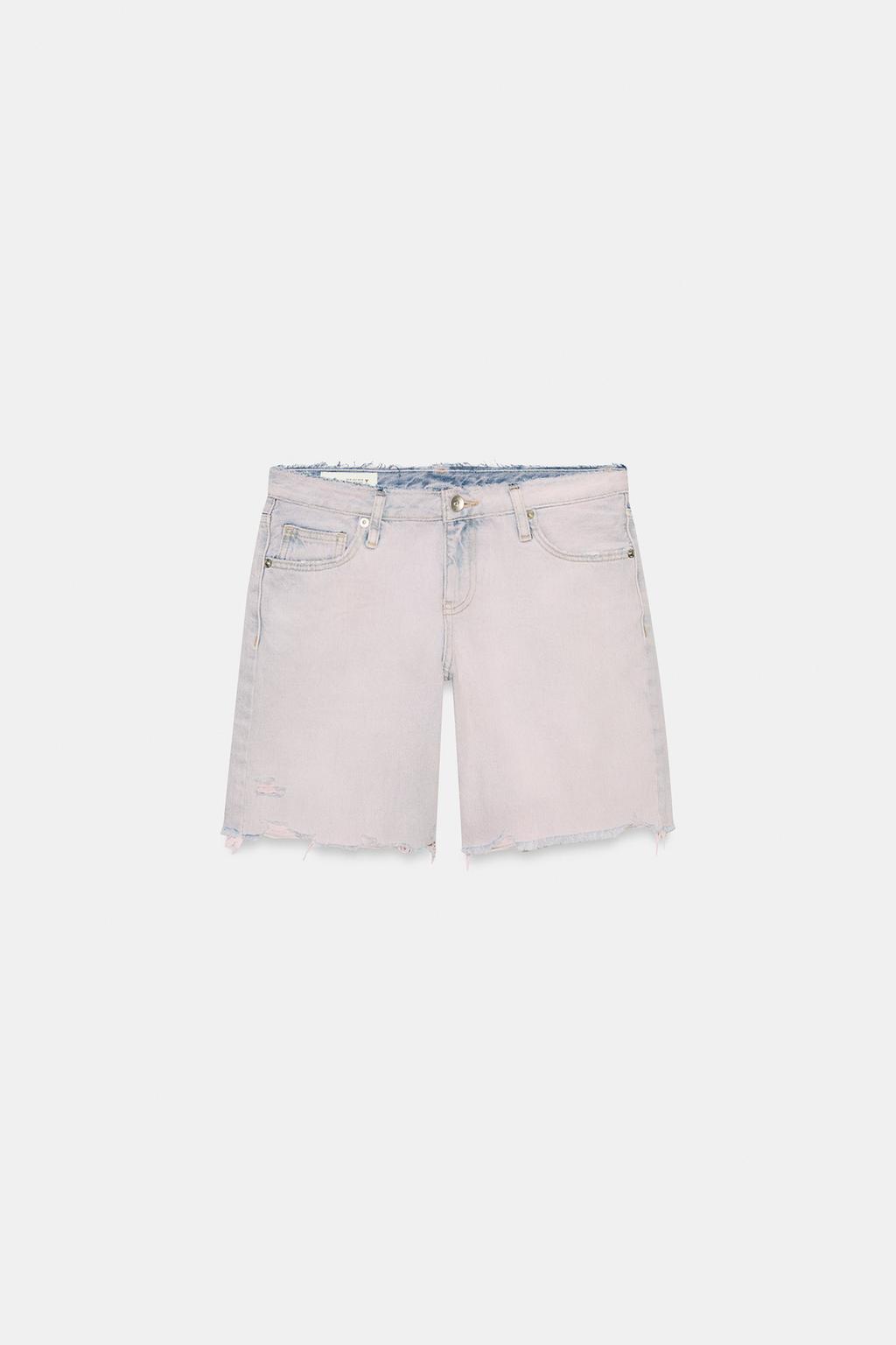 ДЖИНСОВЫЕ ШОРТЫ TRF СО СРЕДНЕЙ ПОСАДКОЙ