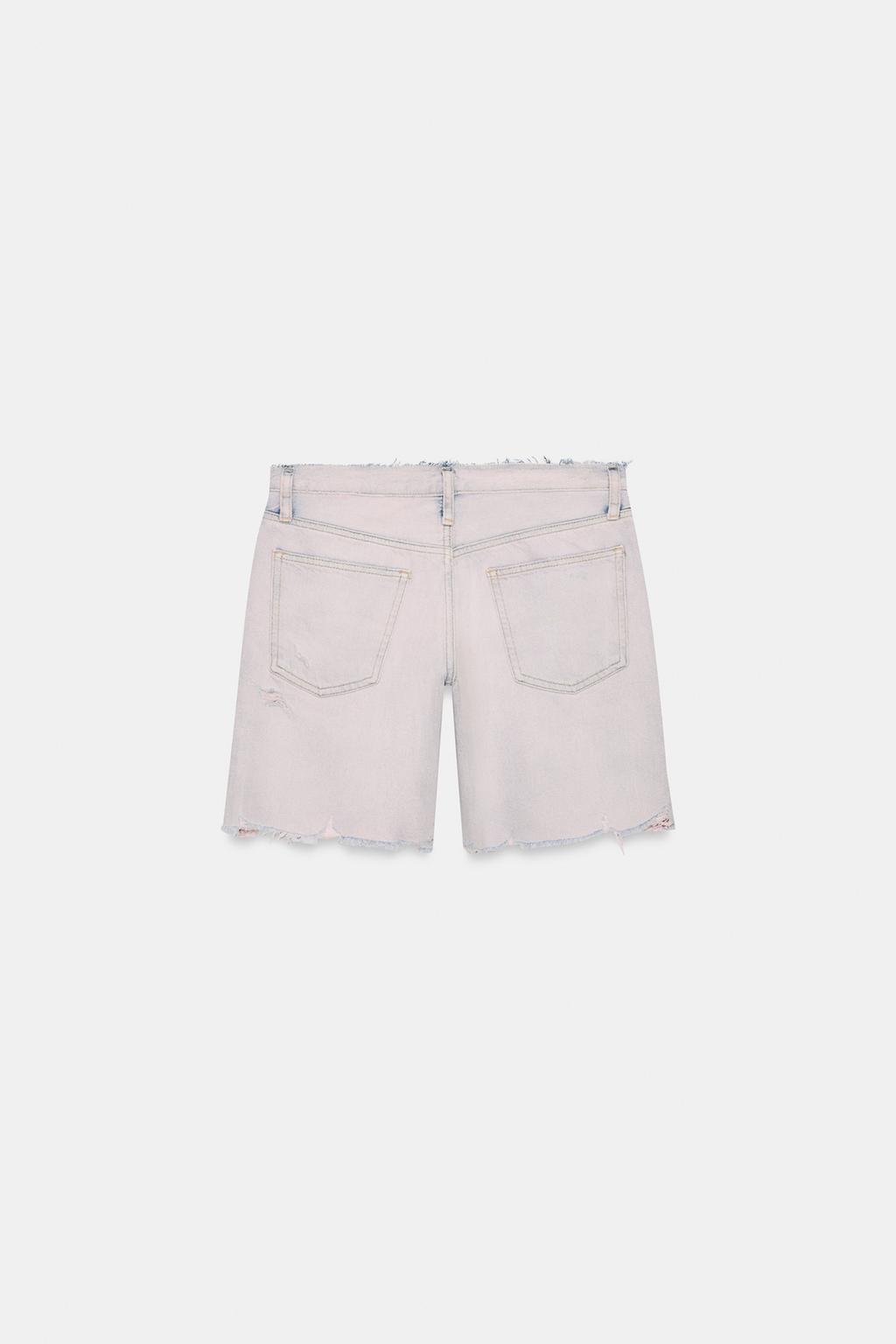 ДЖИНСОВЫЕ ШОРТЫ TRF СО СРЕДНЕЙ ПОСАДКОЙ