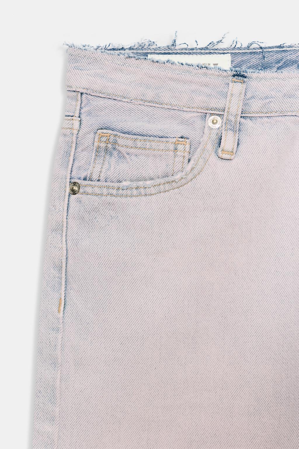 ДЖИНСОВЫЕ ШОРТЫ TRF СО СРЕДНЕЙ ПОСАДКОЙ