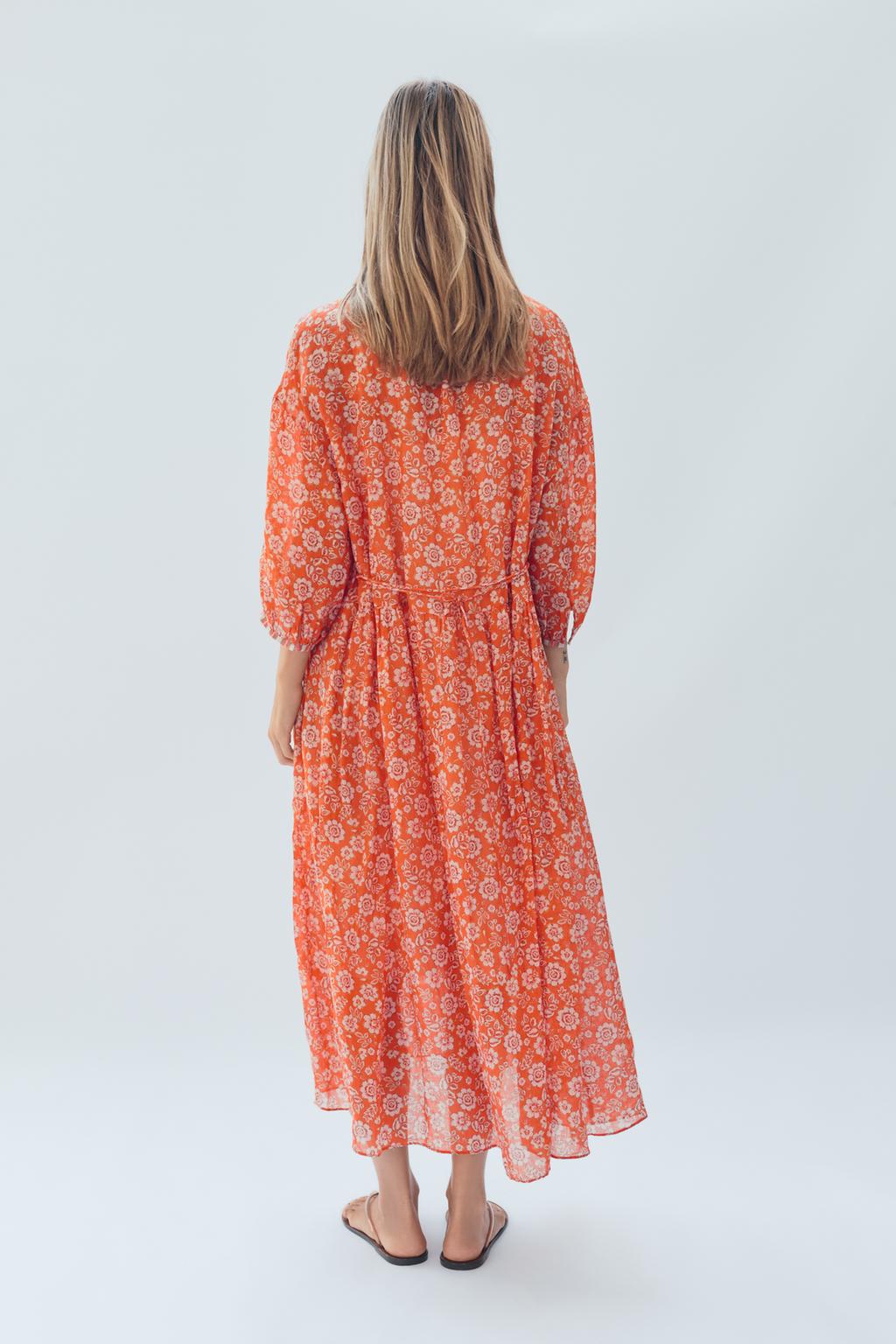 Платье-кафтан limited edition из рами