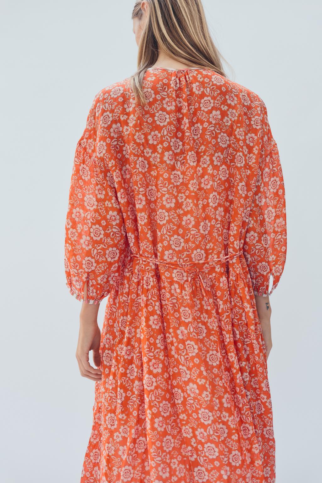 Платье-кафтан limited edition из рами